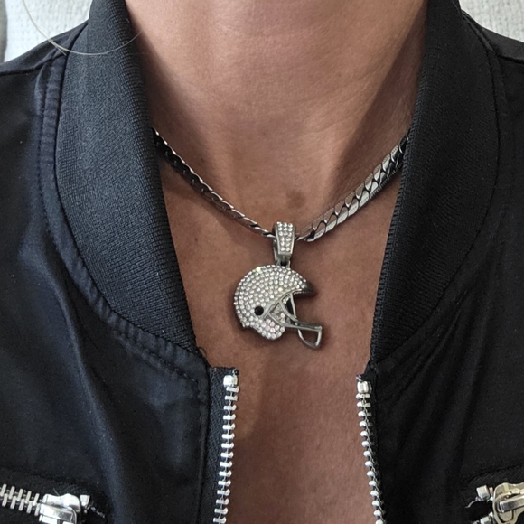 NWOT SS Football necklace - Picture 3 of 4